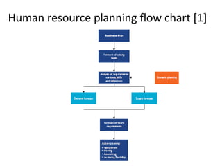 Human resource planning flow chart [1]
 