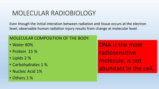 Radiobiology PPT