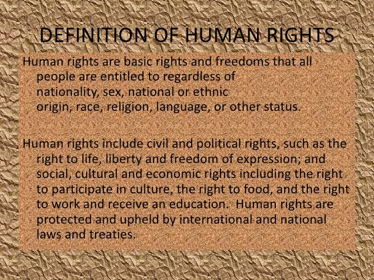 define human rights education