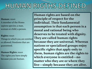 Human rights | PPTX