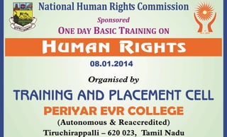  periyar evr college - Human rights
