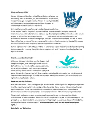 Human rights | DOCX
