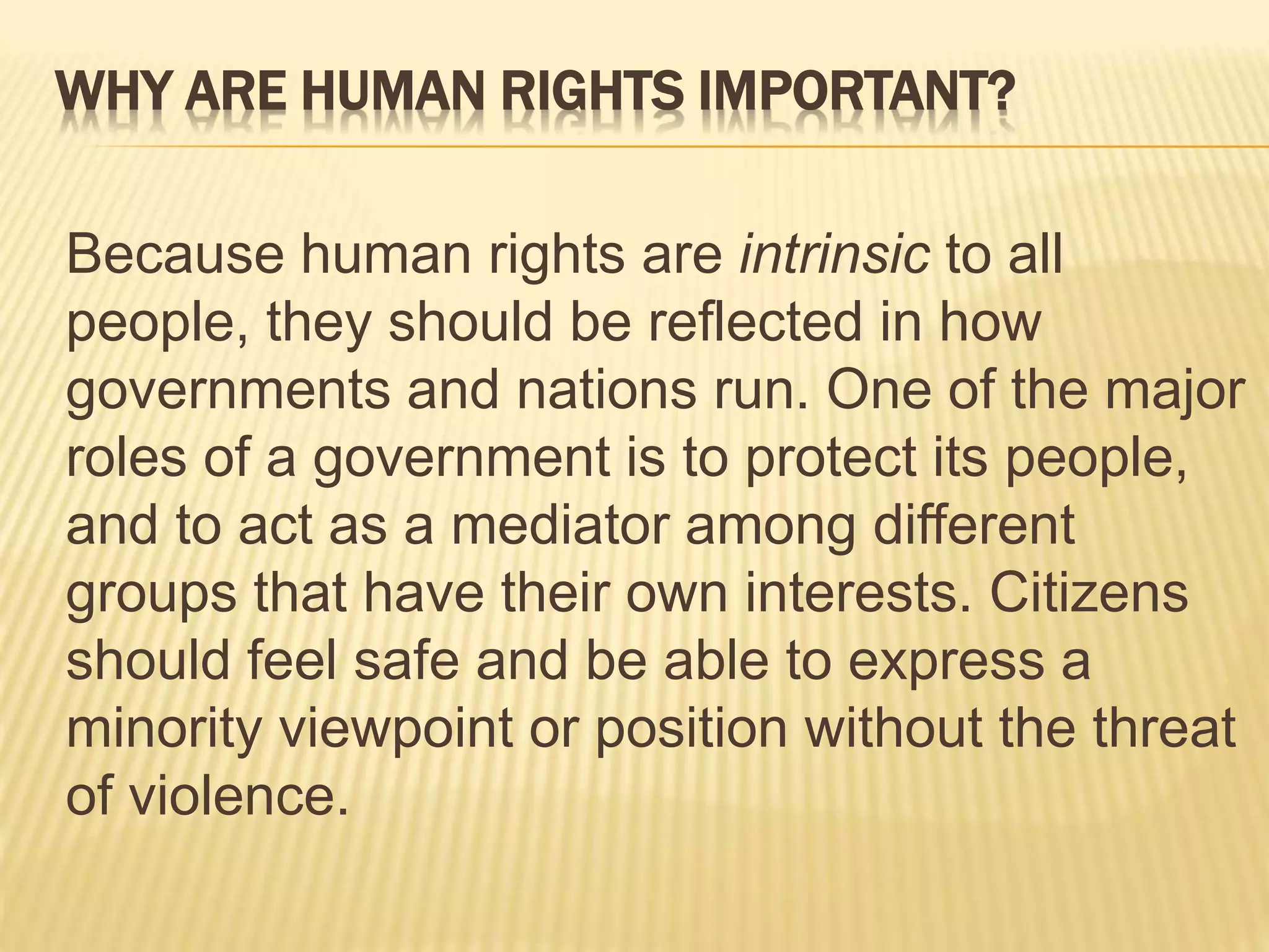 Human rights | PPTX