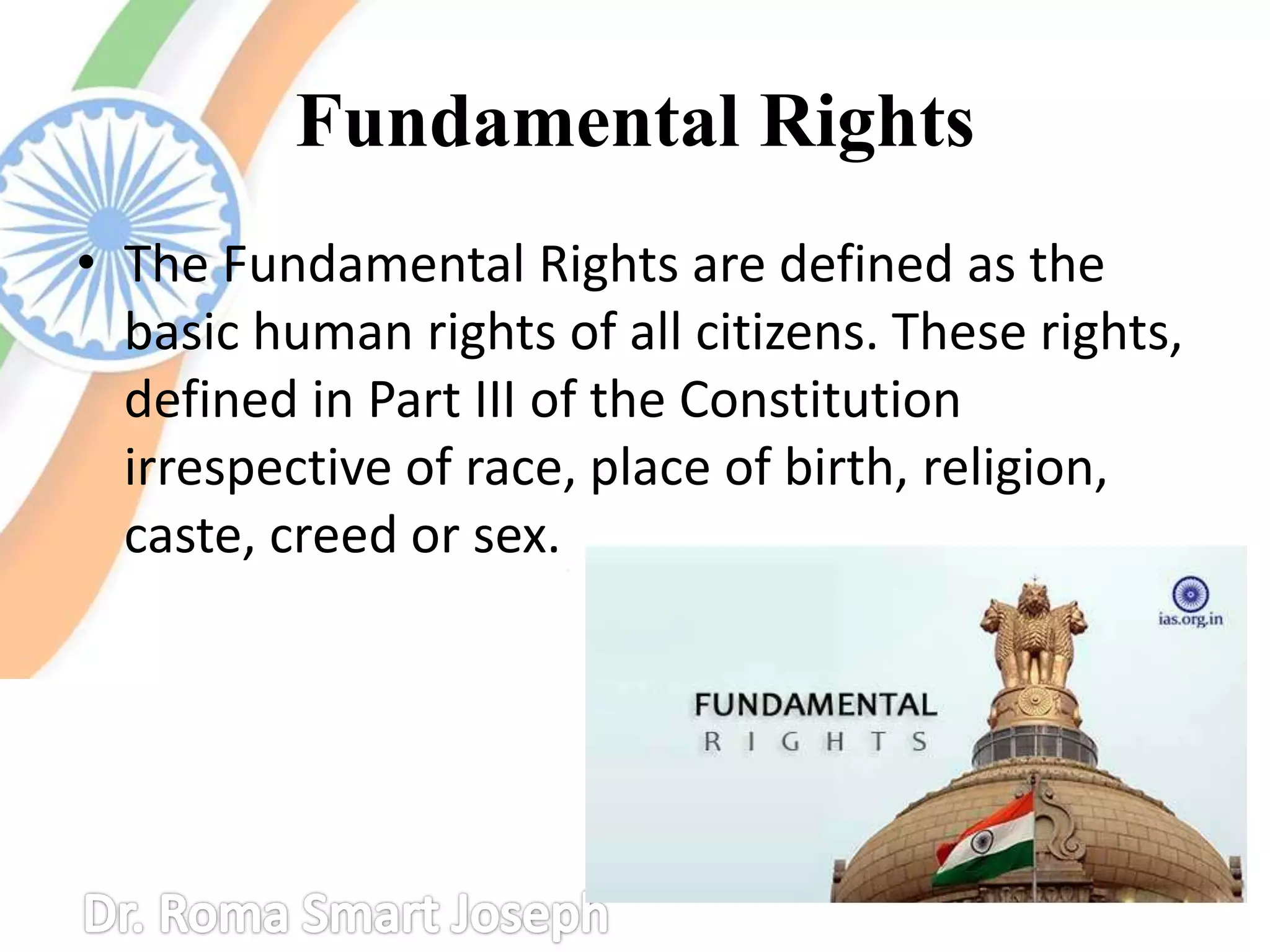Indian Men Rights Provision of Human rights in Indian Constitution | PPTX