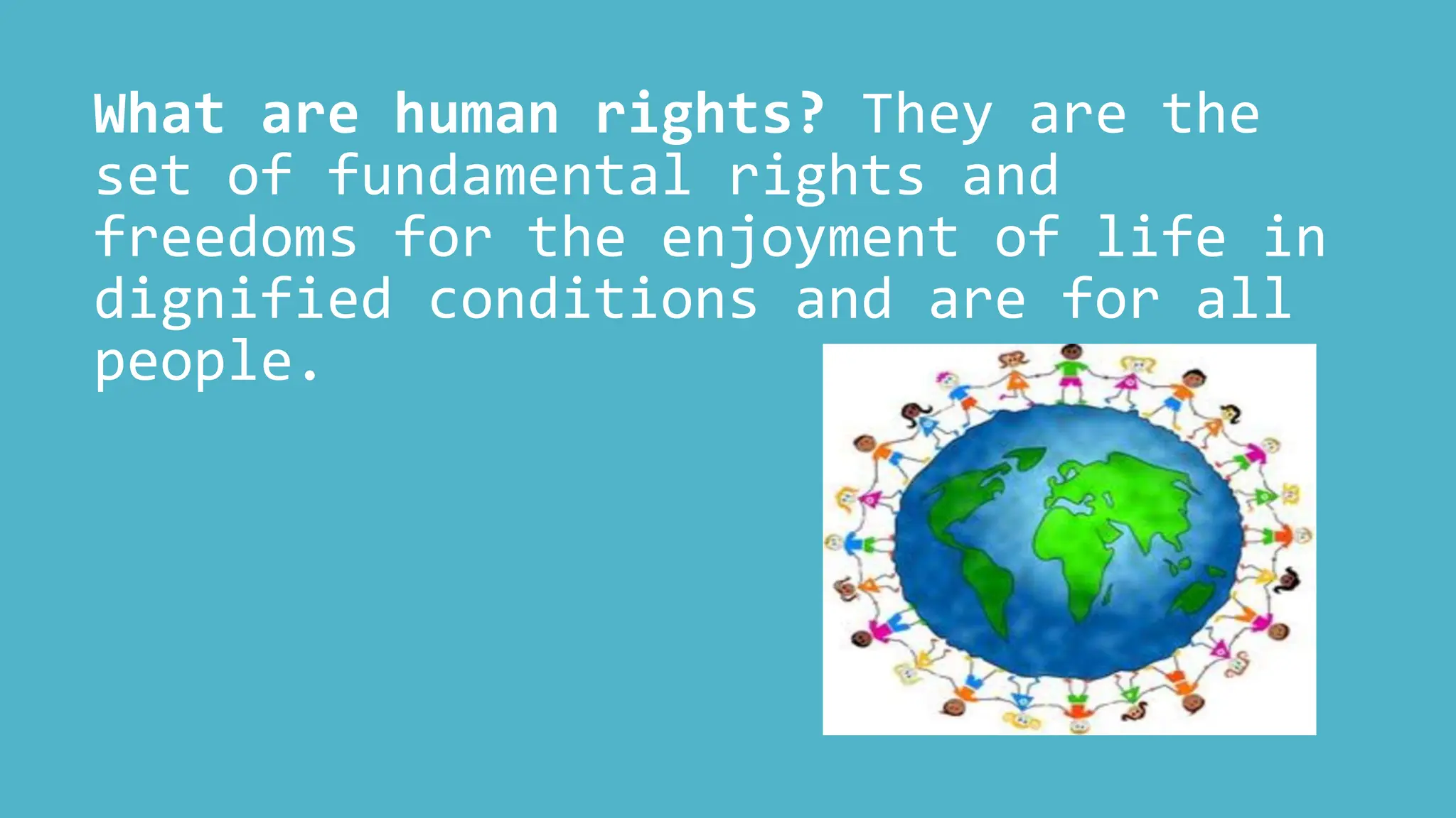 HUMAN RIGHTS around the world, power point presentation | PPTX
