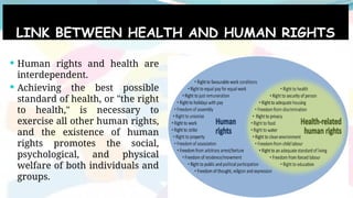 Healthy Rights HEALTH AND HUMAN RIGHTS,importance of human rights | PPTX