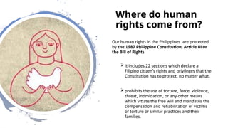 Comprehensive Human Rights, Peace Education, and Safe Space Training | PPTX