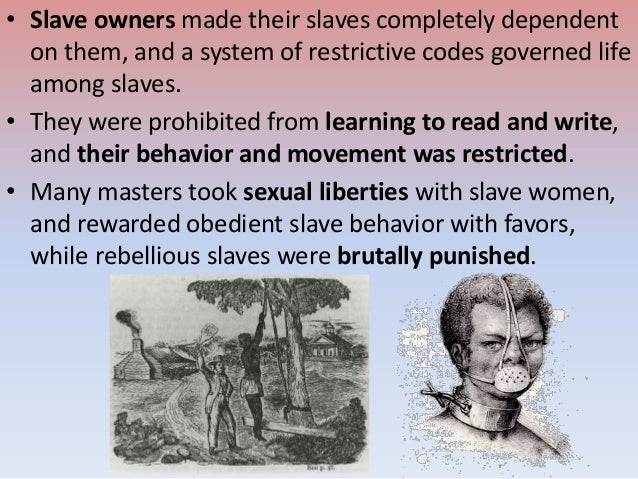 american slavery Here are three scenes from the history of slavery in north america in 1637, a group of pequot indians, men and boys, having risen up against english c. american slavery Here are three scenes from the history of slavery in north america in 1637, a group of pequot indians, men and boys, having risen up against english c.