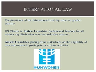 Human Rights and Gender Justice | PDF