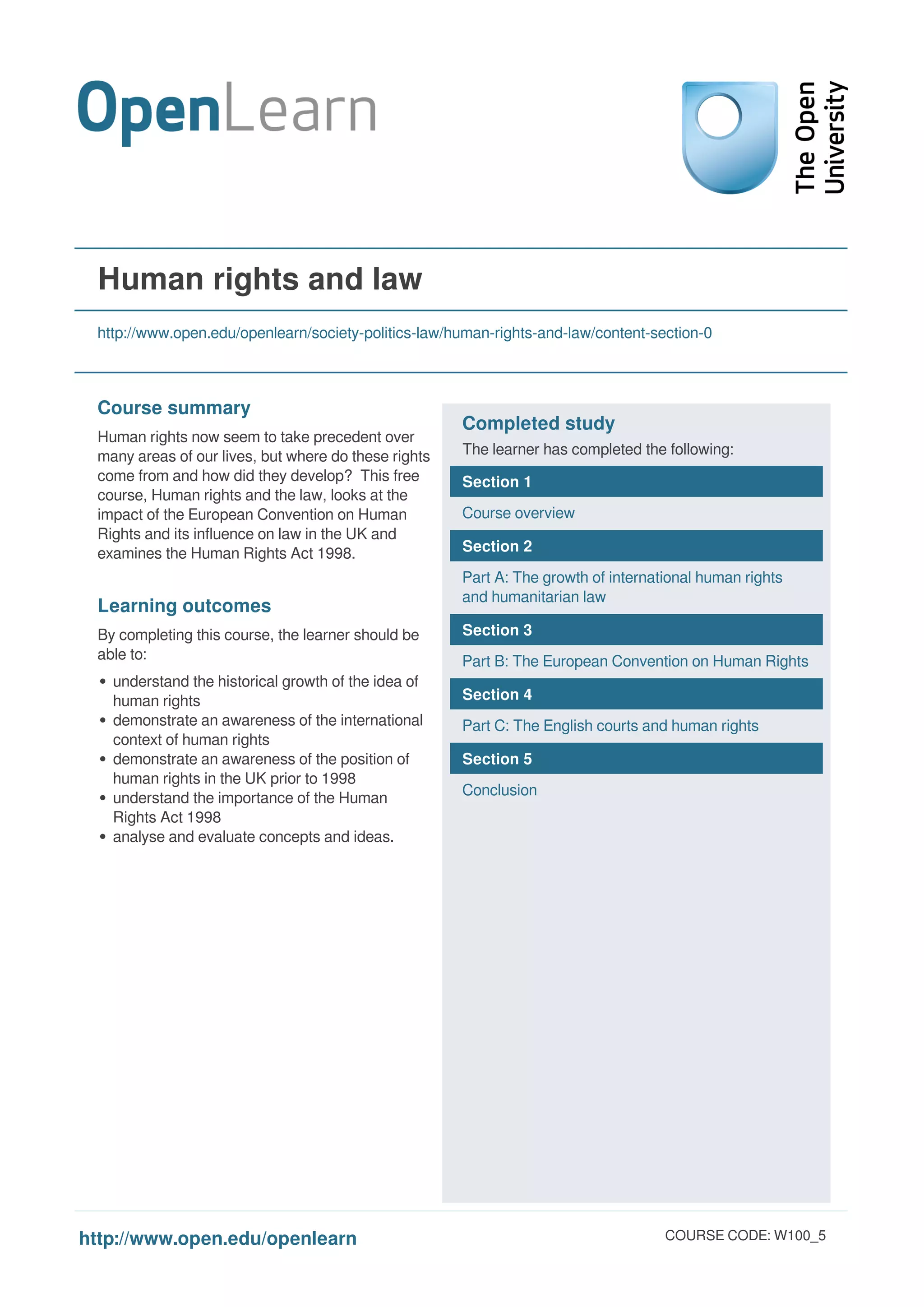 Human rights and law | PDF