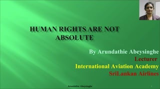 By Arundathie Abeysinghe
Lecturer
International Aviation Academy
SriLankan Airlines
Arundathie Abeysinghe

1

 