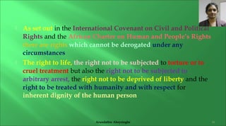 Human rights are not absolute | PPT
