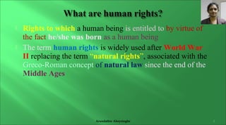 Human rights are not absolute | PPT