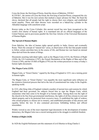 Human Rights Education for Criminology Students | DOCX