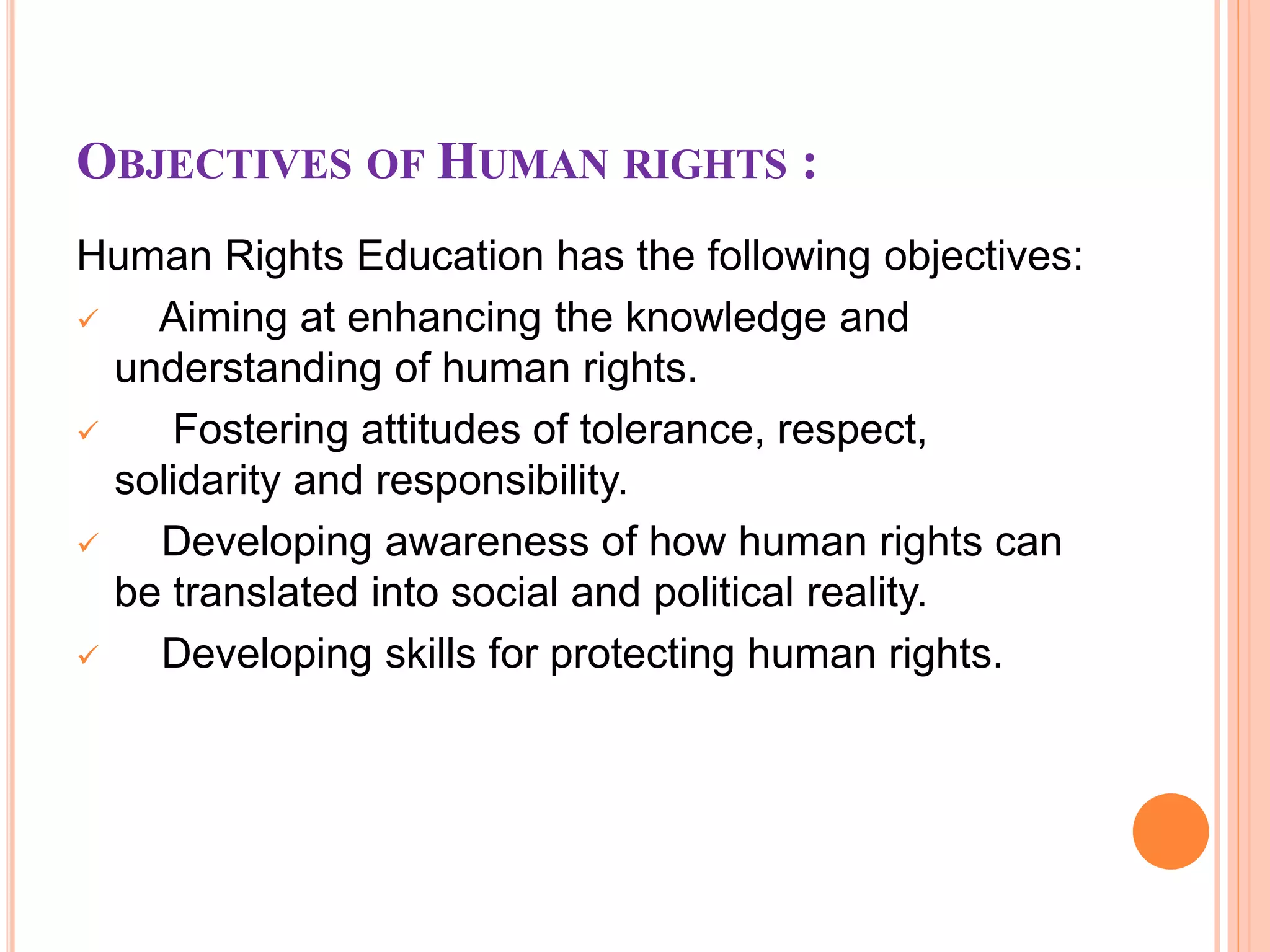 Human rights education | PPTX