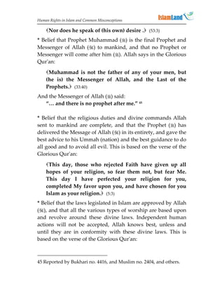 Human Rights in Islam and Common Misconceptions

    And whoever seeks a religion other than Islam
    (submission to All...