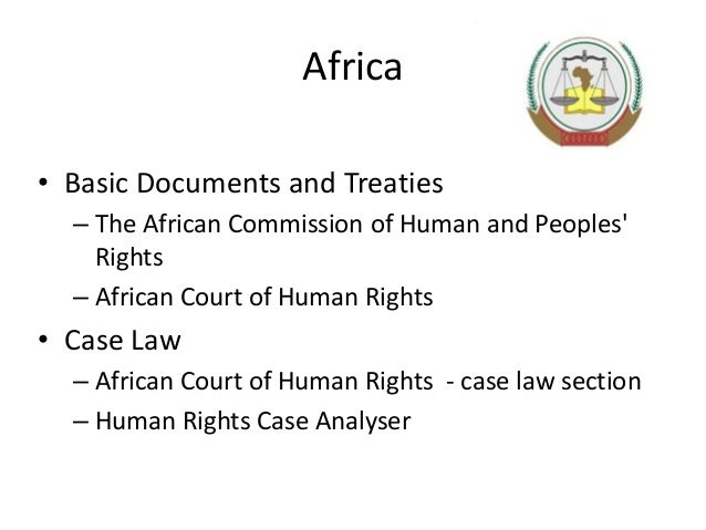 Human Rights Law Resources