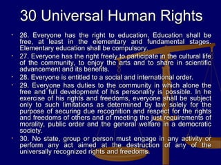 human rights education human rights lecture diffreee | PPT