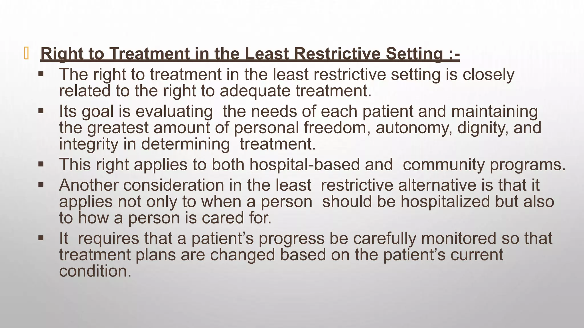 Human Rights for Mental Ill | PPTX