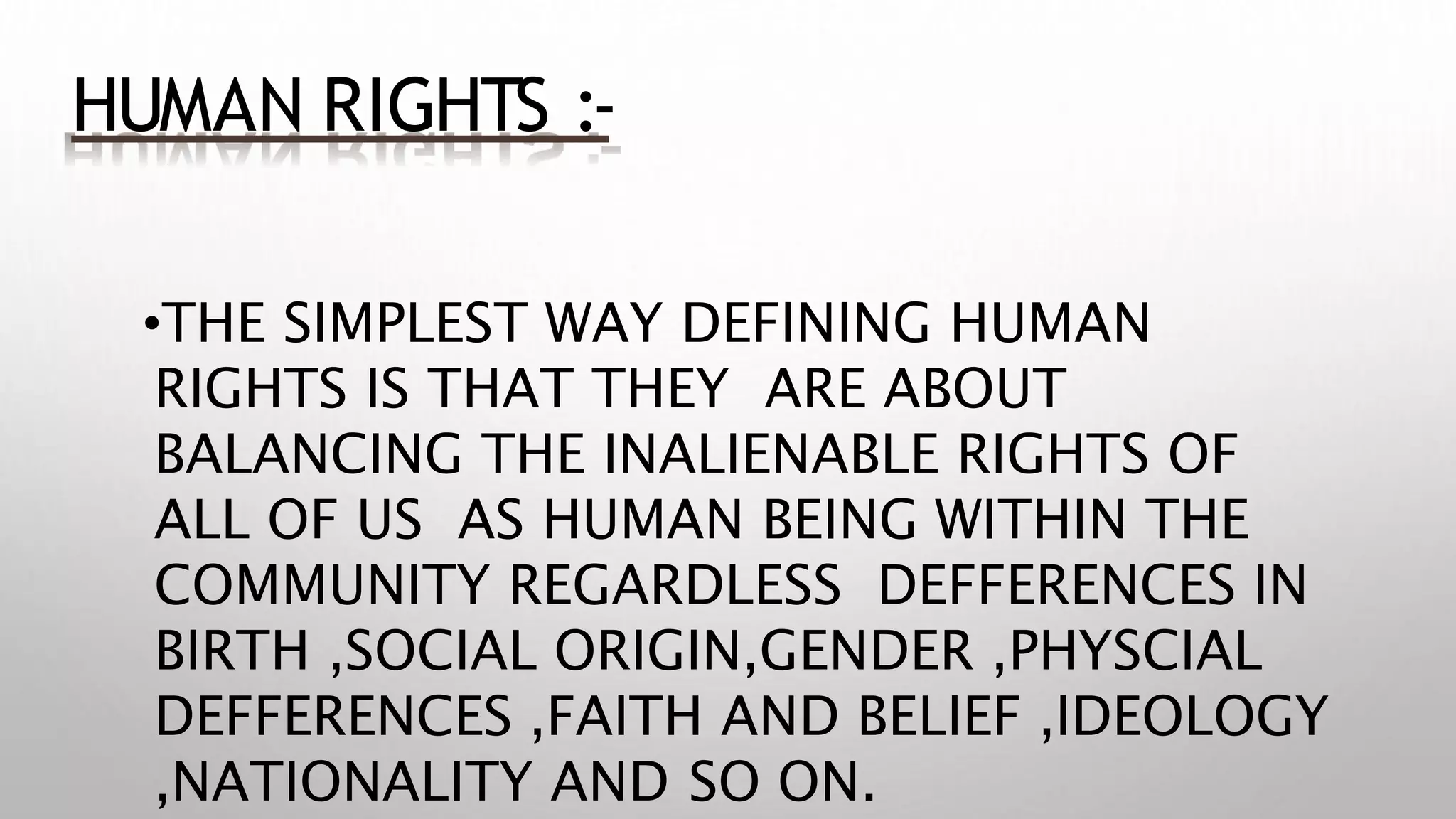 Human Rights for Mental Ill | PPTX