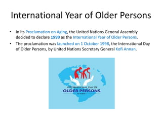 Human rights of older persons