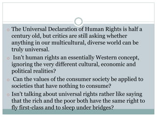 Universality of Human Rights