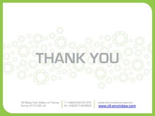 www.clt-envirolaw.com
 