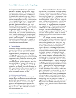 Human Rights Training for Adults | PDF