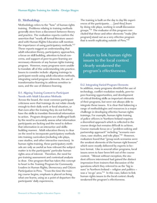 Human Rights Training for Adults | PDF