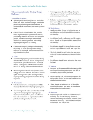 Human Rights Training for Adults | PDF