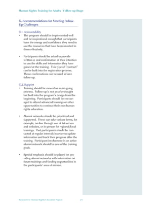 Human Rights Training for Adults | PDF