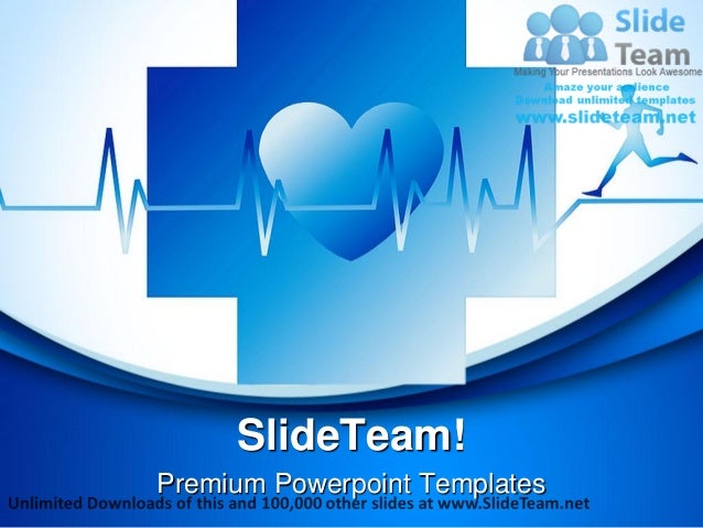 human running medical power point templates themes and pp backgrounds
