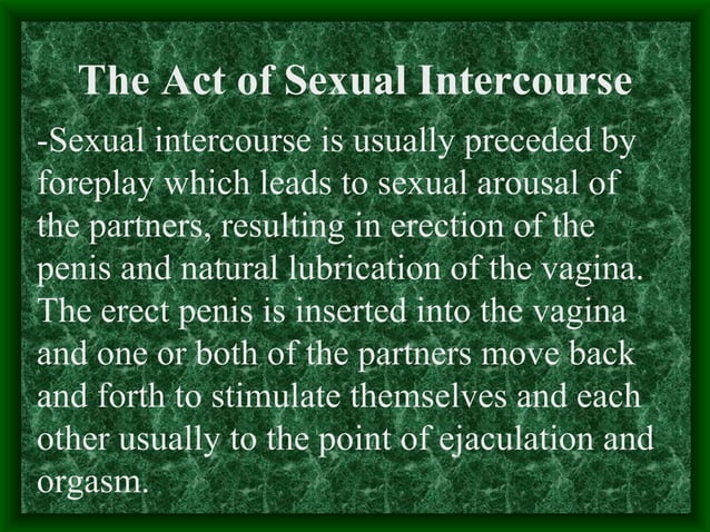 What Is The Meaning Of Intercourse In Hindi Human sexual intercourse | PPT