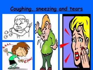 Coughing, sneezing and tears 
