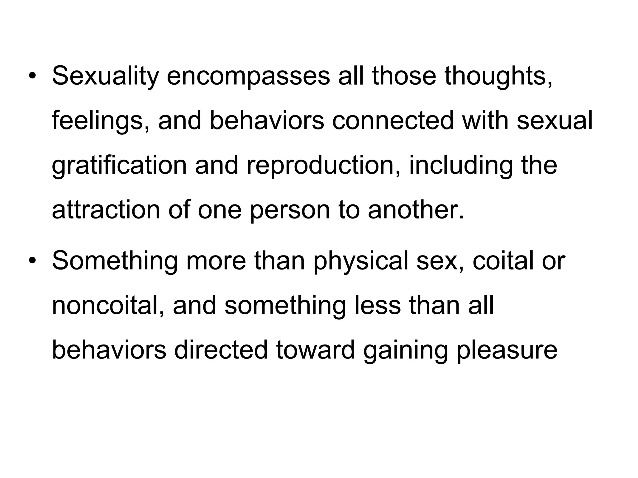human sexuality dimension pyschological, | PPT