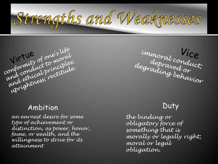some strengths and weaknesses barca fontanacountryinn com what are some weaknesses