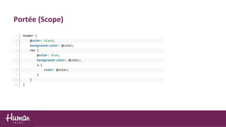 Portée (Scope)
 