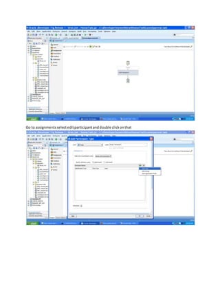 Go to assignmentsselecteditparticipantanddouble clickonthat
 