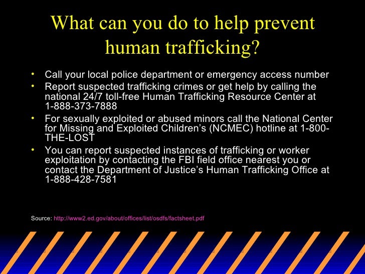 Human Trafficking 1