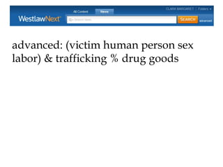Researching Human Trafficking Law and Policy