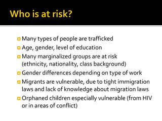 Human Trafficking And Globalization