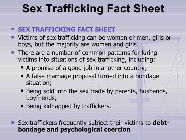 Facts About Sex Trafficking 27