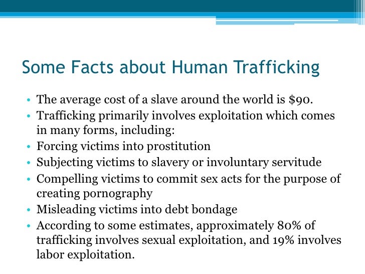 Human Sex Trafficking Facts 30
