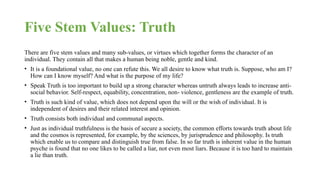 Sub Values Human Values and Consciousness Full topic.pptx