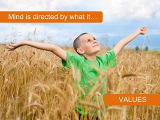 Mind is directed by what it… VALUES 