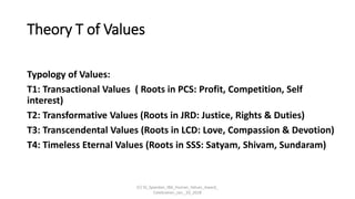 Human Values Vision for Better Humanity | PPTX