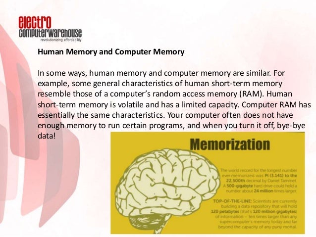 human memory and computer memory