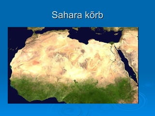 Sahara kõrb 