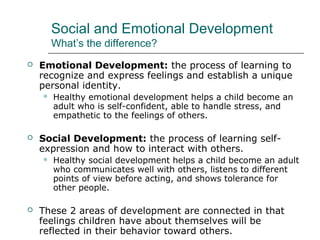 Human Development-Chapter 8, Emotional and Social Development of ...