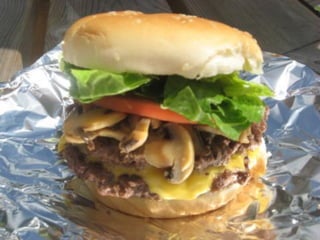 One of our Specialty Burgers.  "The Shroom"